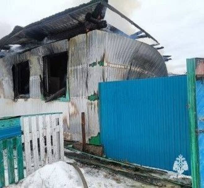 Крупный пожар в Башкирии унес жизнь мужчины
