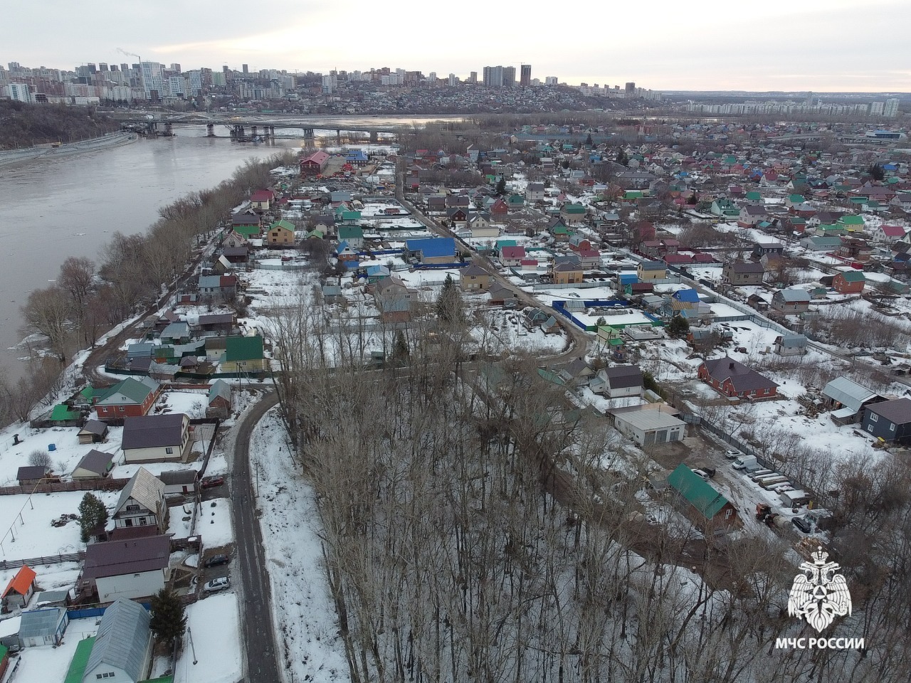 Паводковая ситуация в Уфе стабилизировалась