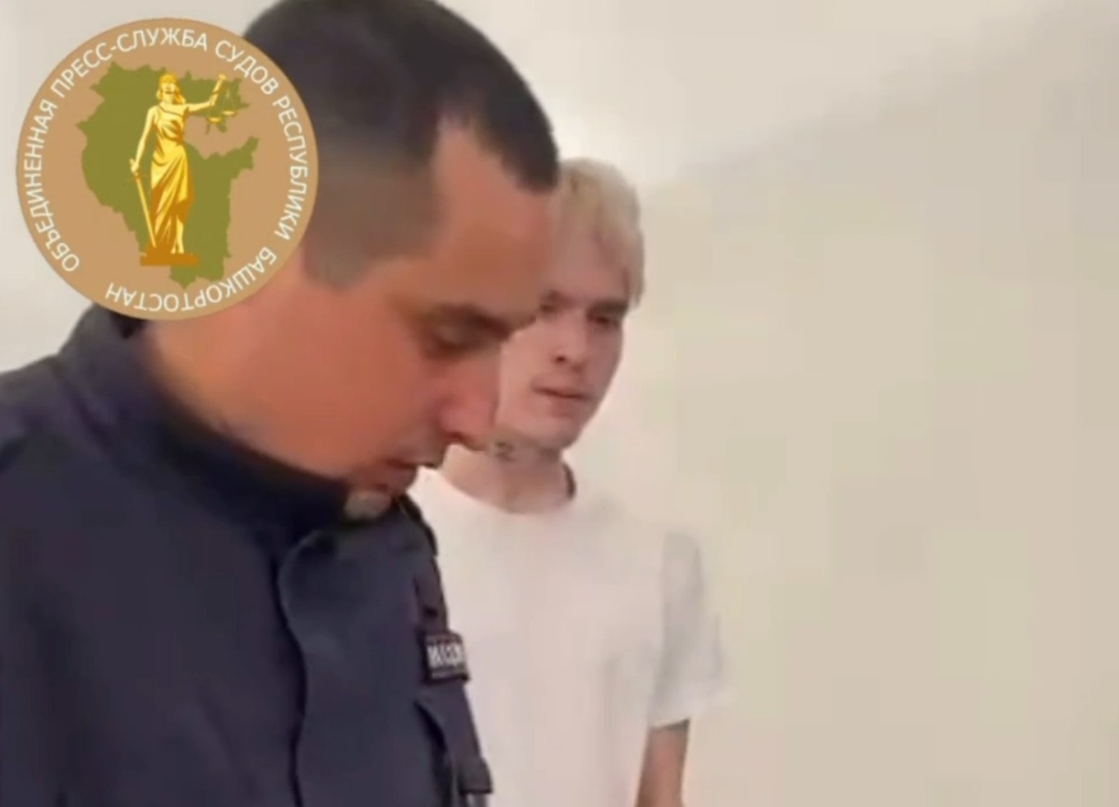 Скриншот видео Объединенной пресс-службы судов РБ