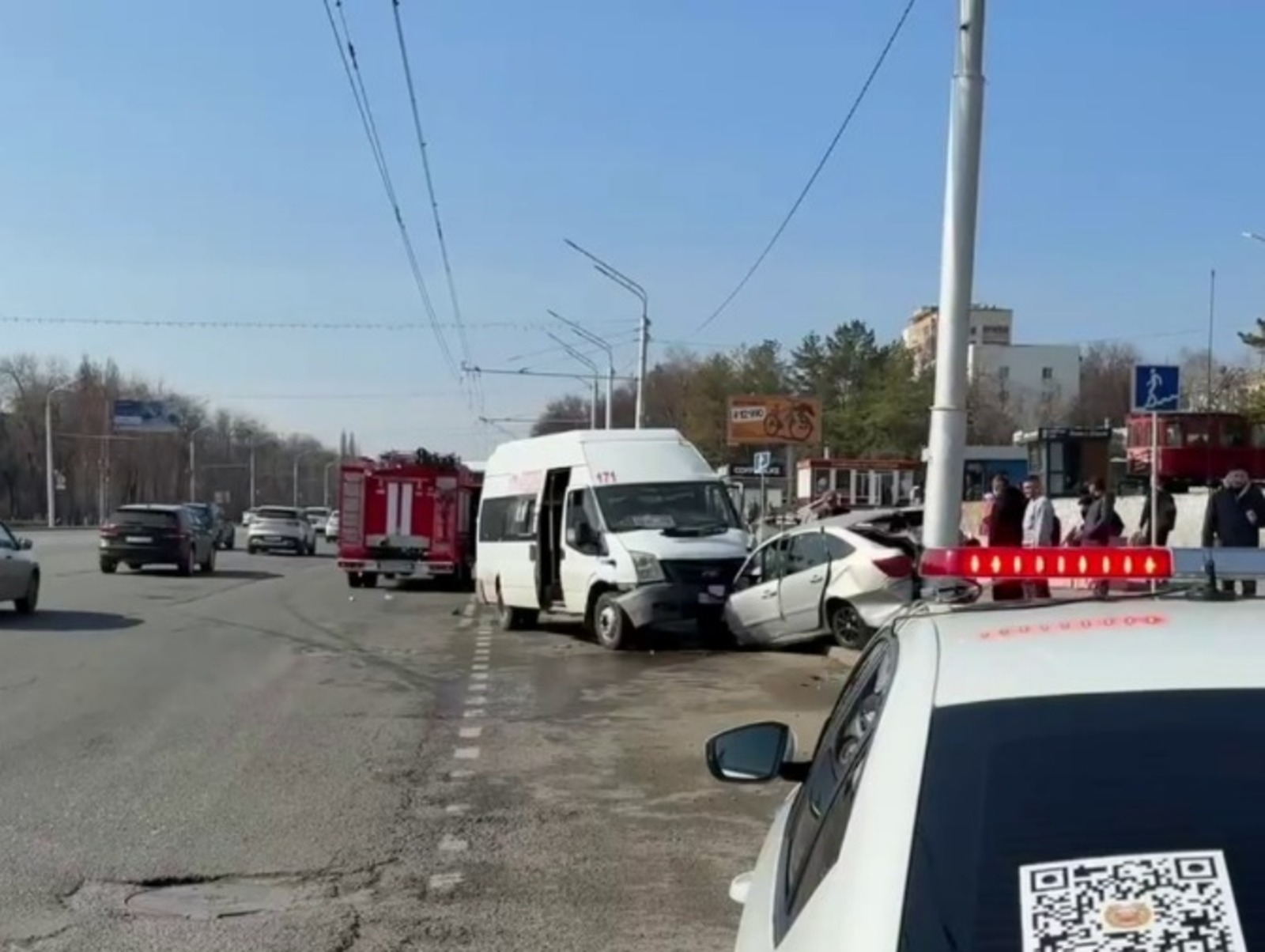 Скриншот видео ГАИ Уфы