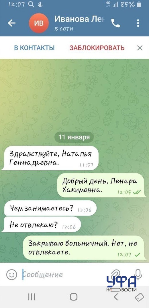 Главу Минтруда Башкирии Ленару Иванову взломали мошенники 