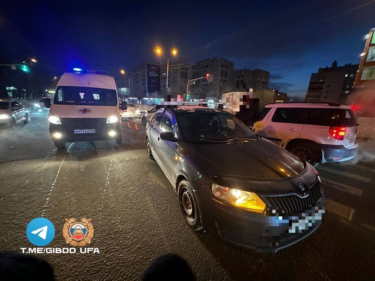 В Уфе по невнимательности водителя пенсионерка с переломом ноги оказалась в больнице 