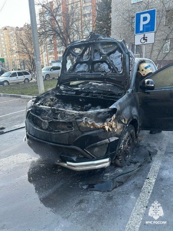 Уфимка подожгла кроссовер