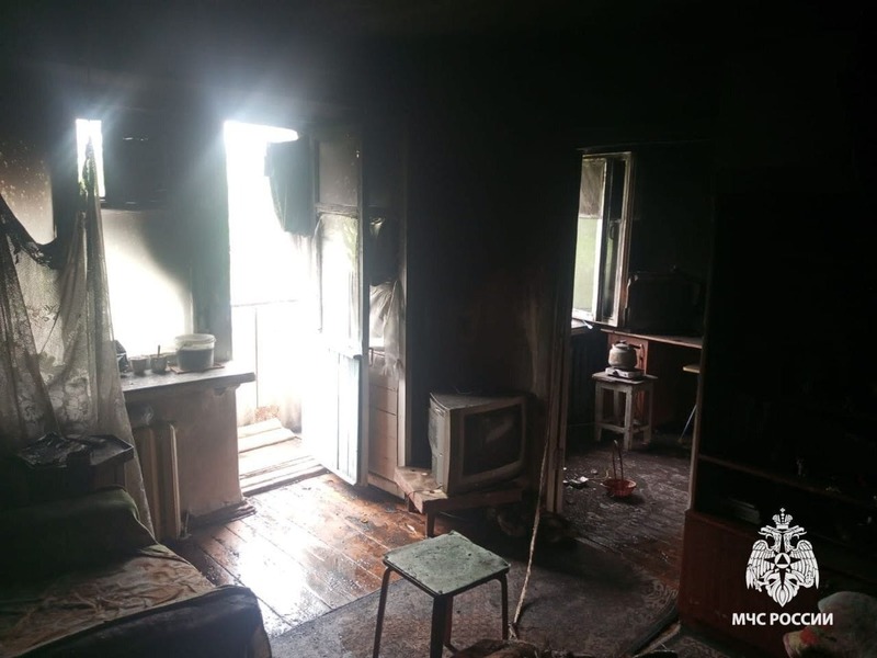 В Башкирии целая семья едва не погибла в пожаре