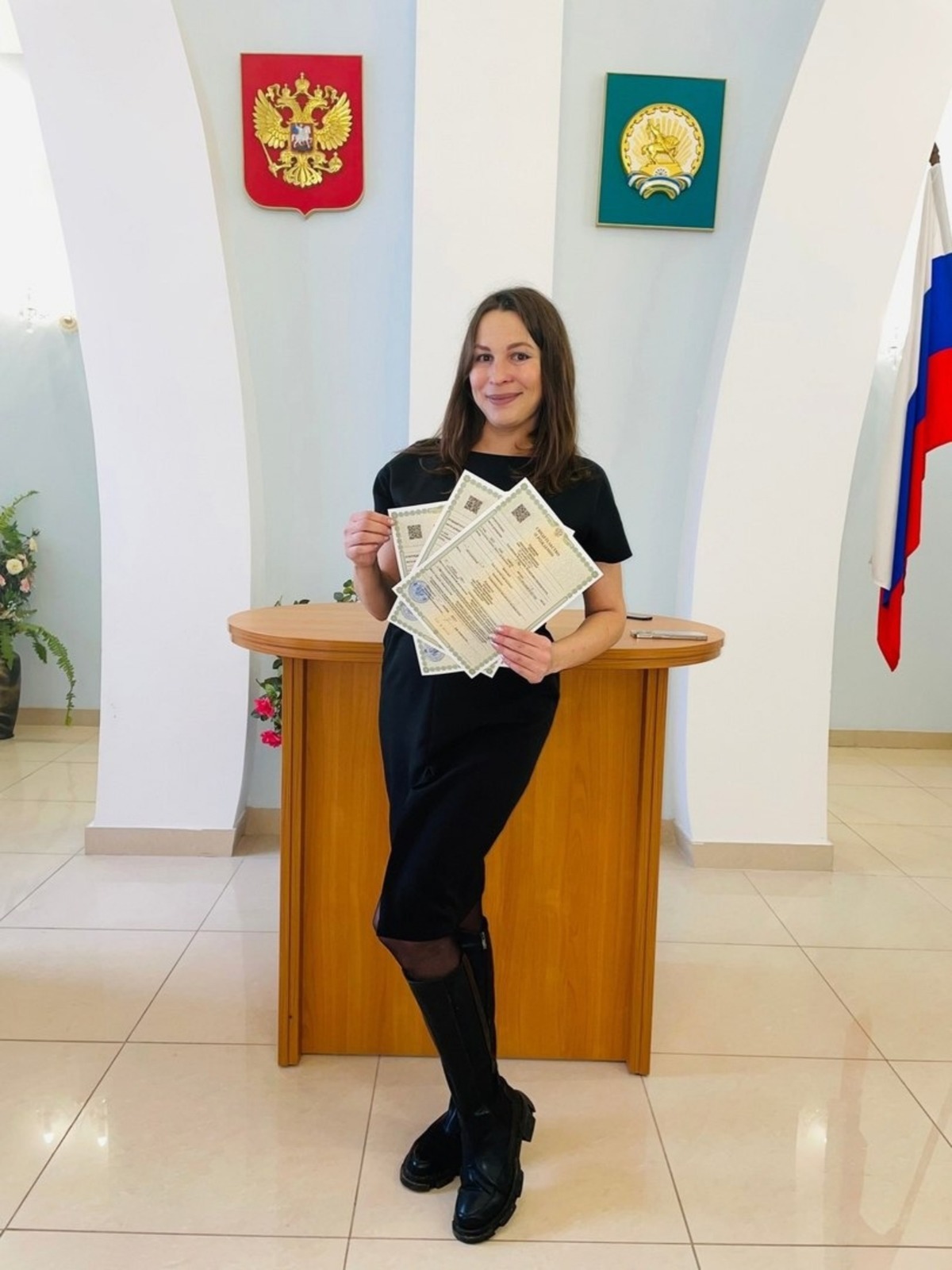 Уфимка родила тройню