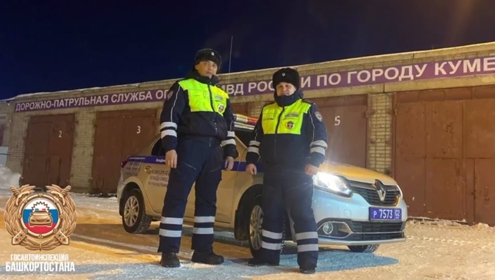 В Башкирии женщину с инсультом спасли вовремя подоспевшие полицейские