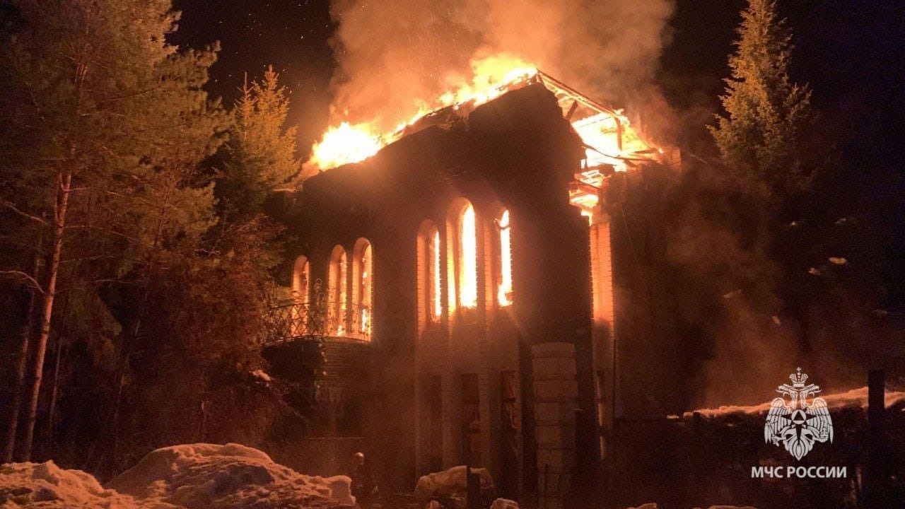 Шесть неисправных обогревателей привели к пожару в Уфимском районе