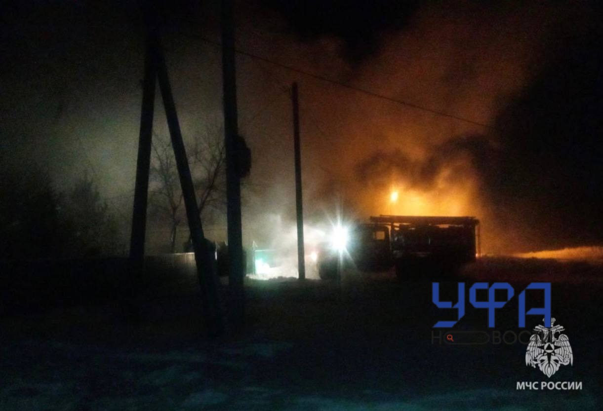 В Башкирии в пожаре погибла пожилая семейная пара 