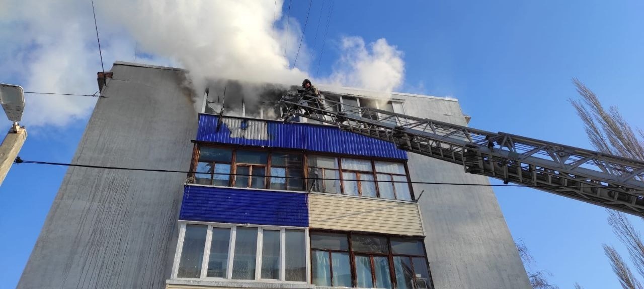 В башкирском Салавате семь человек едва не пострадали в пожаре 