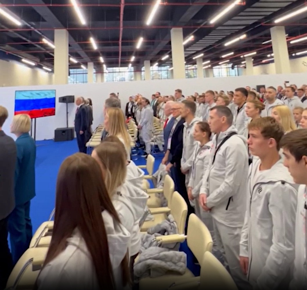 В Уфе спортсмены со всей страны акапелла спели гимн России