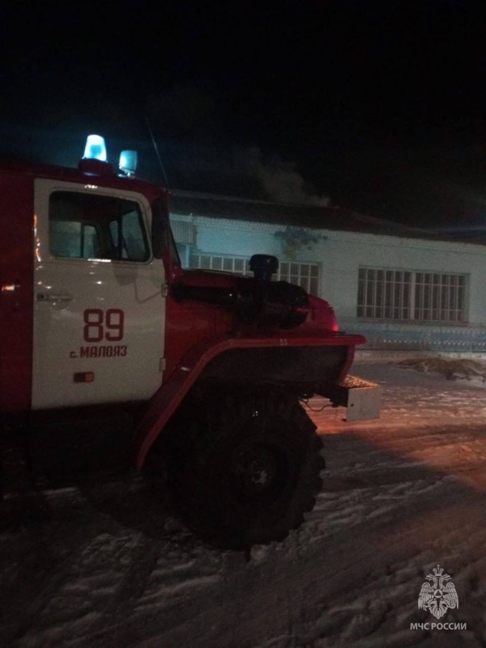 В Башкирии едва не сгорел сельский клуб 