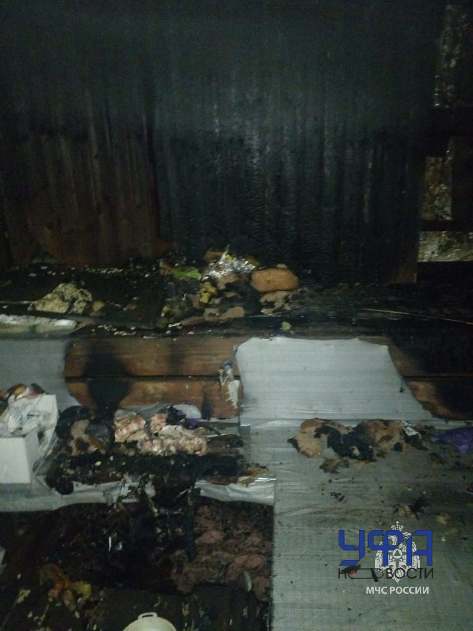 Уфимец попал в реанимацию после ночного пожара 