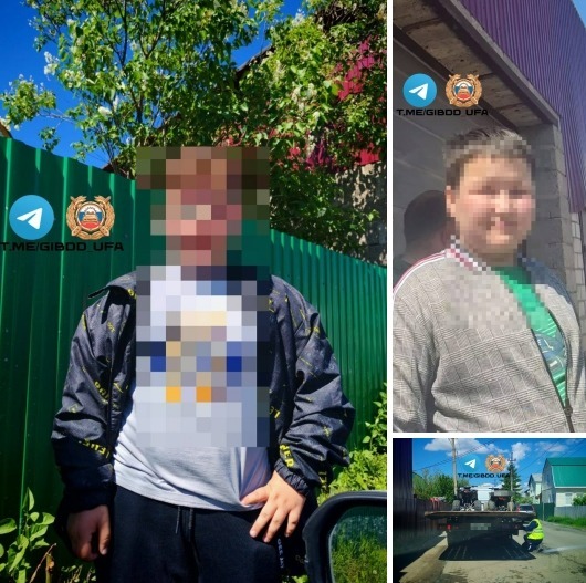 В Уфе двое школьников задержаны за управление квадроциклами