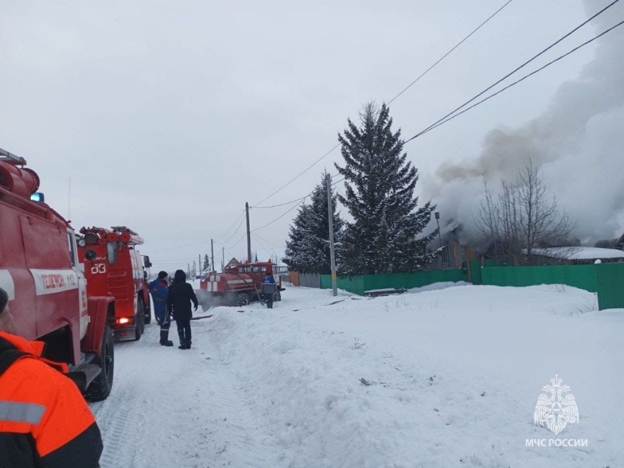 В Башкирии неходячий мужчина не смог спастись из пожара
