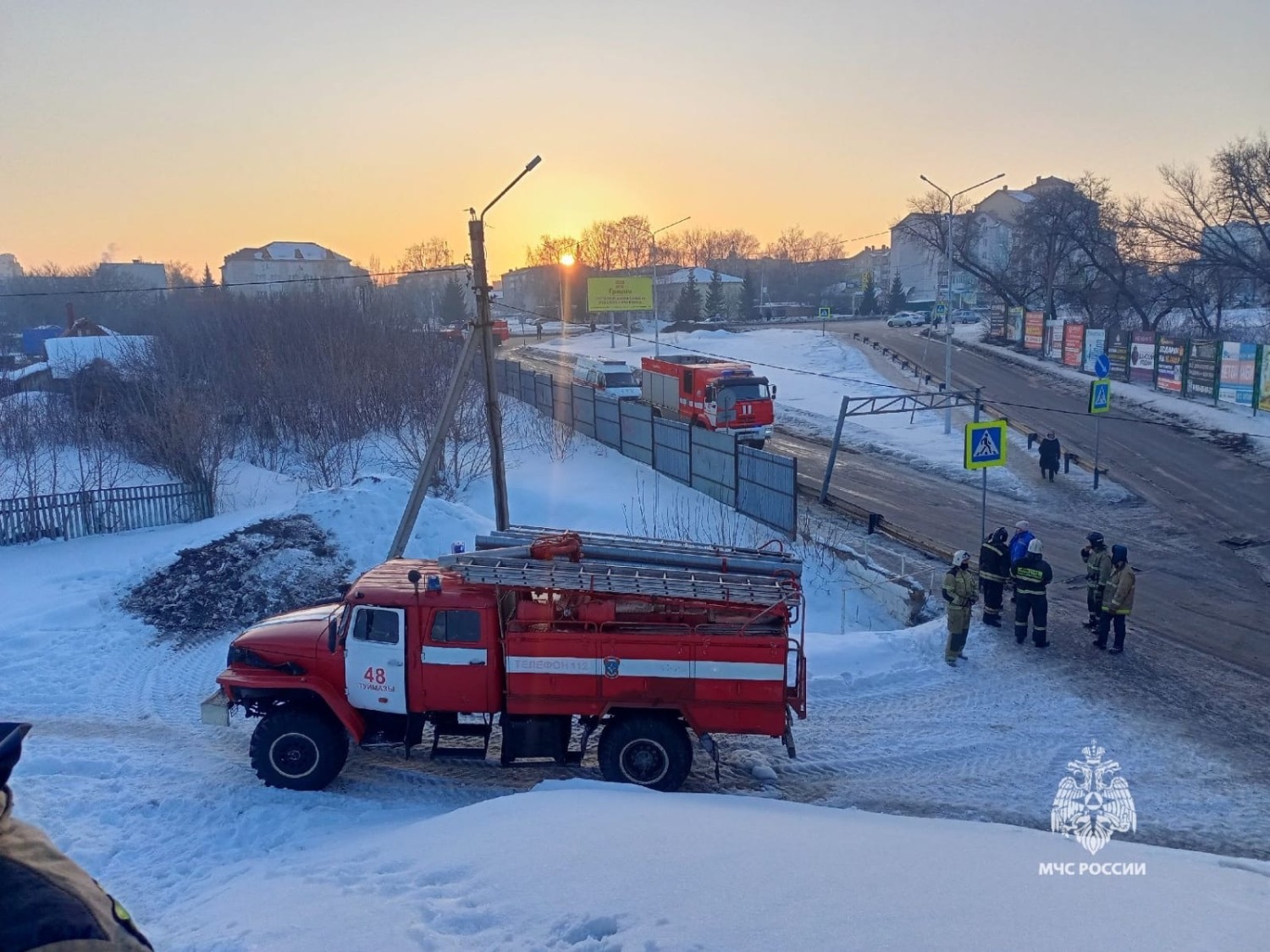 В Башкирии едва не сгорел тепловоз