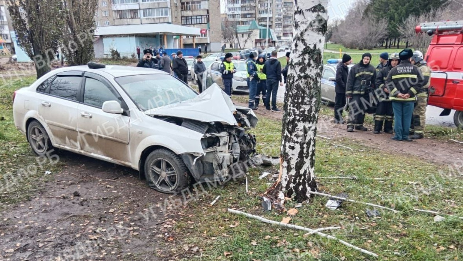  В Башкирии водитель иномарки врезался в дерево и погиб