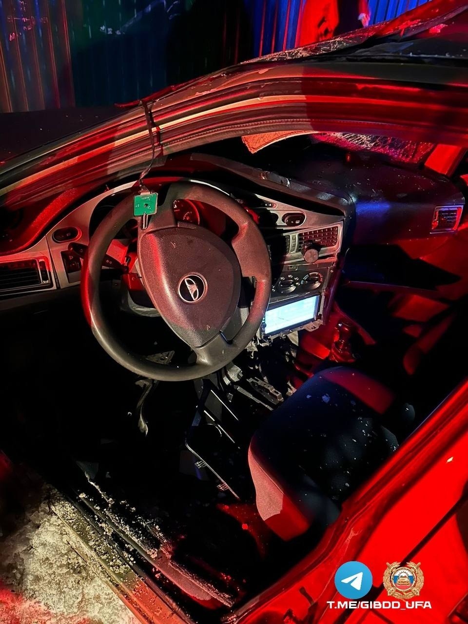В Уфе 15-летний подросток за рулем Daewoo Nexia врезался в дерево